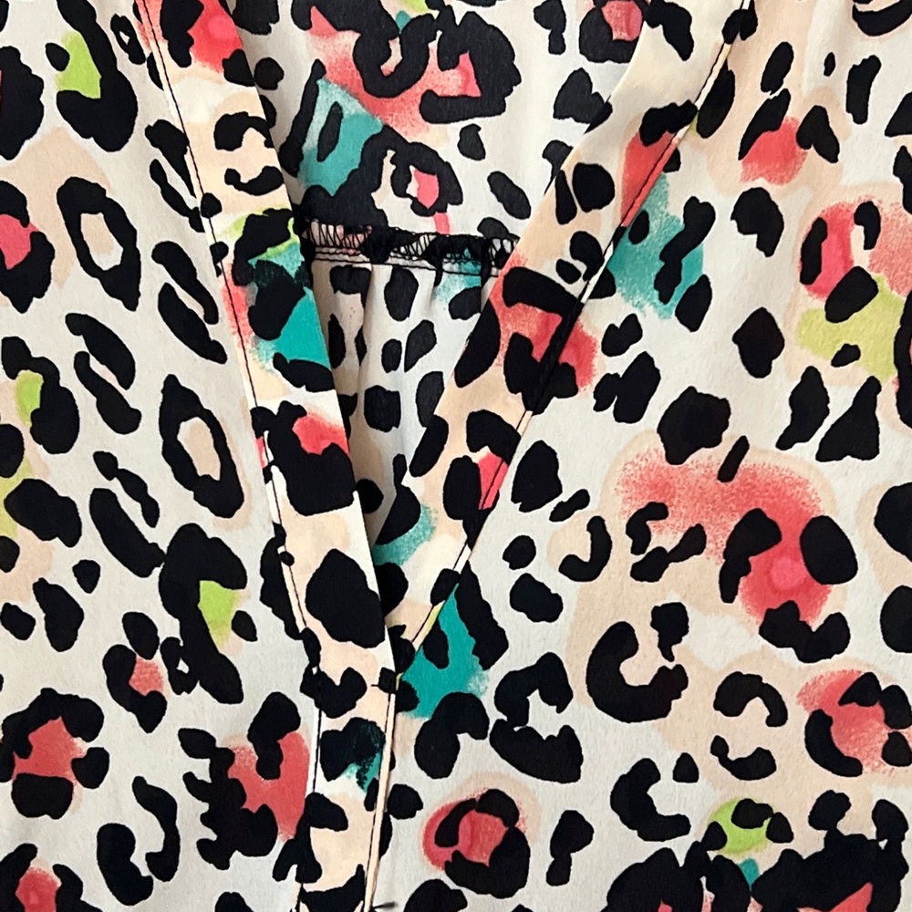 Torrid Multicolored Leopard Print Blouse - image 5